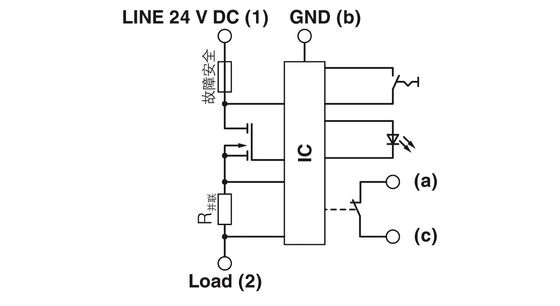 2800919 CB E1 24DC/6A NC P Disjoncteur électronique pour applications industrielles