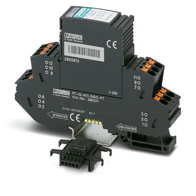 Protègeur contre les surtensions PT-IQ-4X1-24DC-PT pour les systèmes PT