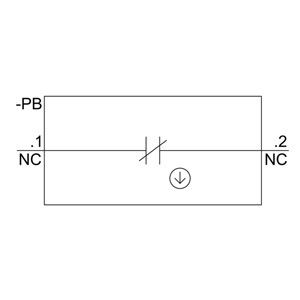 Module de contact SIRIUS ACT pour le montage avant 3SU1400-1AA10-1CA0