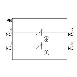 Module de contact 2NC à vis avant pour le PLC 3SU1400-1AA10-1EA0 SIRIUS ACT