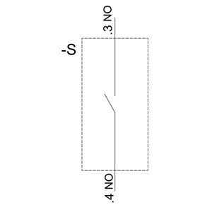 3SU1400-1AA10-1LA0 Module de contact SIRIUS ACT avec montage avant et borne à vis 1NO