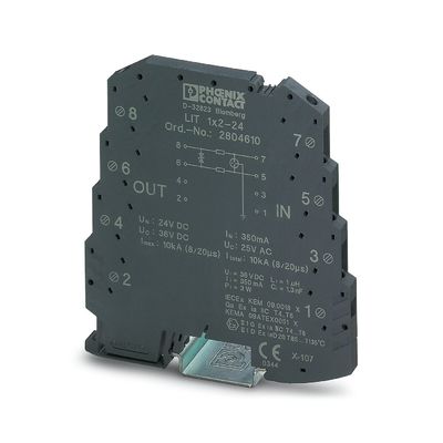 24 V DC 2804610 LIT 1X2-24 Système de protection contre les surtensions 2 pôles