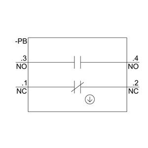 Montage avant 1NO1NC PLC 3SU1400-1AA10-3FA0 Module de contact SIRIUS ACT avec borne