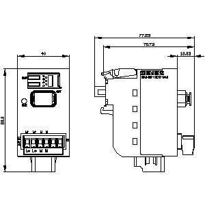 Module d'interface SIRIUS ACT Profinet de technologie avancée PLC 3SU1400-1LK10-1AA1 Noir