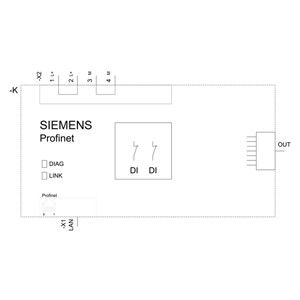 Module d'interface SIRIUS ACT Profinet de technologie avancée PLC 3SU1400-1LK10-1AA1 Noir