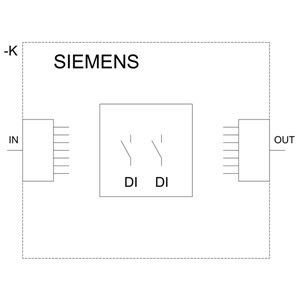 PLC convivial 3SU1400-1MA10-1BA1SIRIUS ACT PROFINET avec module terminal 2DI noir