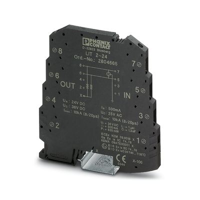 2804665 LIT 2-24 Protecteur contre les surtensions 24 V DC à 2 pôles pour une sécurité et des performances optimales
