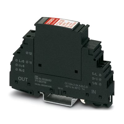 2817958 PT 2 1-S-48DC/FM Dispositifs de protection contre les surtensions de type 3 avec deux pôles de puissance nominale 48 V CC
