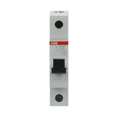 MCB SH201-C32 Disjoncteur miniature 1P 32A Adapté à diverses applications