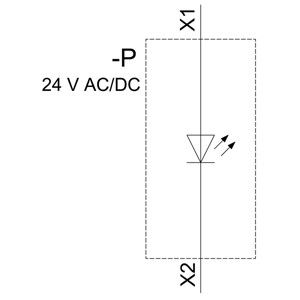 Montage avant du module LED SIRIUS ACT avec borne à ressort 3SU1401-1BB60-3AA0