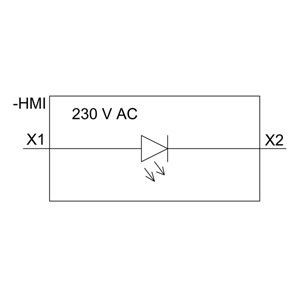 PLC 3SU1401-1BF20-1AA0 Module LED SIRIUS ACT avec montage avant et terminal à vis