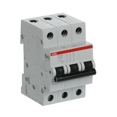 3P miniature disjoncteur SH203-C40 fréquence nominale Hz 50 tension nominale 220 40 A