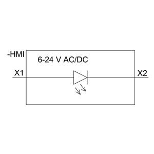 PLC 3SU1401-1BG40-1AA0 Module LED SIRIUS ACT avec borne à vis et montage avant