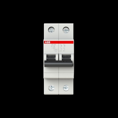 SH202-C10 Disjoncteur miniature 2P C 10 A BCD courbe C pour les applications industrielles