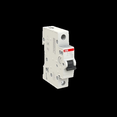 Protection du circuit MCB SH201-C25 Disjoncteur miniature 1P C 25 A avec courbe BCD C
