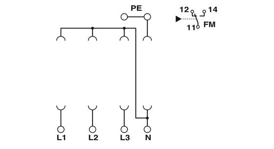 2838898 VAL-MS/3 1-BE/FM Base de protection contre les surtensions de type 2 avec 1 pôle et tension nominale