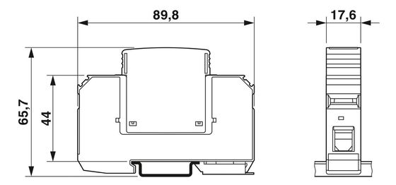 VAL-MS 230 type 2 Protecteur contre les surtensions 2 pôles et 230 V AC pour une protection durable