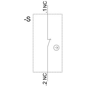 3SU1550-1AA10-1CA0 SIRIUS ACT Porteur et module métallique plastique universel 3 places un terminal à vis 1NC