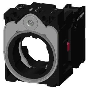 3SU1550-1AA10-1CA0 SIRIUS ACT Porteur et module métallique plastique universel 3 places un terminal à vis 1NC