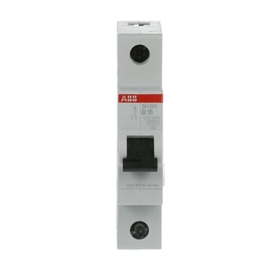 1P B 20 A Capacité de rupture MCB SH201-B20 Disjoncteur miniature 20A Courant nominal