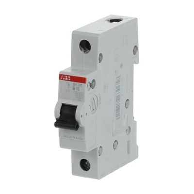 1P B 20 A Capacité de rupture MCB SH201-B20 Disjoncteur miniature 20A Courant nominal