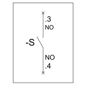 PLC 3SU1801-2GA00-2AA1 Enveloppe de type contact momentané pour les dispositifs de commande
