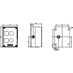 PLC 3SU1802-0AA00-0AB1 Emballage gris SIRIUS ACT pour les points de commande en plastique de surface 2