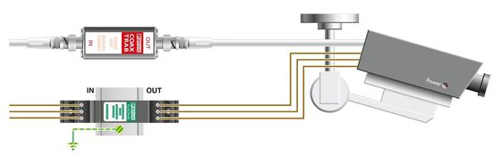 Base de protection contre les surtensions de tension nominale 48 V CC 2856126 PT 1X2 F-BE avec 1 pôle
