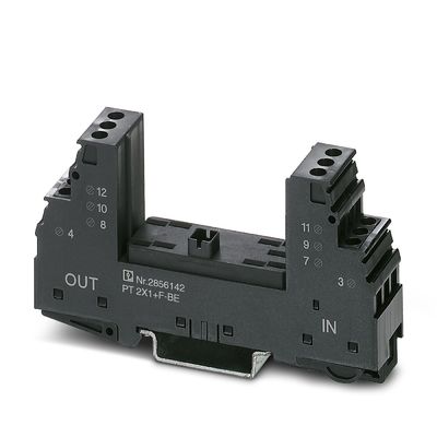 2856142 PT 2X1 F-BE Base de protection contre les surtensions à l'intérieur d'un pôle et tension nominale CA 24V