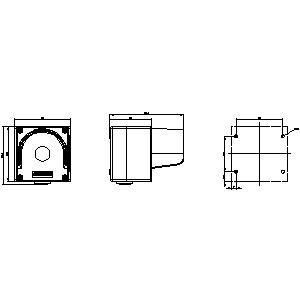 Enveloppe métallique ronde de 22 mm pour PLC 3SU1851-0AA00-0AC2 Appareils de commande Couverture supérieure jaune