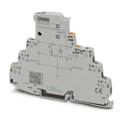 Numéro de pôle 2 TTC-6-1X2-M-24DC-UT-I Protecteur contre les surtensions pour tension nominale 24 V CC