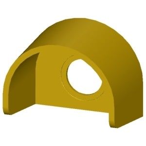 PLC 3SU1900-0DY30-0AA0 SIRIUS ACT Collier de protection jaune en plastique pour arrêt d'urgence