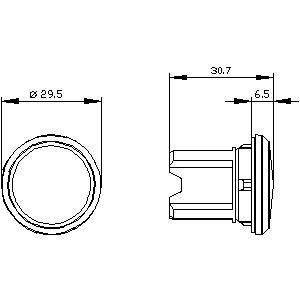PLC 3SU1900-0FA10-0AA0 SIRIUS ACT Accessoires en plastique noir avec prise de vide