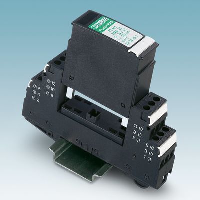 2858014 PT 4X1-48DC-ST prise de protection contre les surtensions pour les applications industrielles à courant continu de 48 V