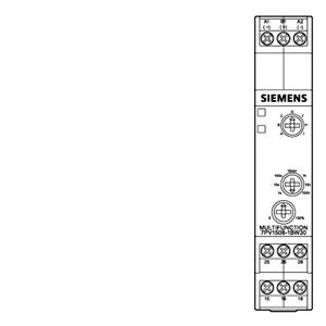 Relais de chronométrage 7PV1508-1BW30 avec connexion à vis multi-fonction 2