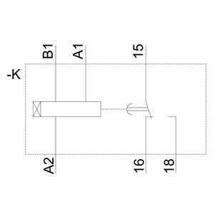 PLC 7PV1518-1AJ30 Relais de chronométrage Temps Relais avec charge de contact 83.00 x 90.00 x 22.00MM