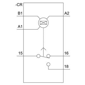 PLC 7PV1518-1AJ30 Relais de chronométrage Temps Relais avec charge de contact 83.00 x 90.00 x 22.00MM