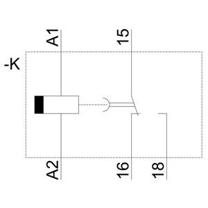 PLC 7PV1540-1AW30 Relais de chronométrage Relais de temps avec 82,00 x 90,00 x 22,00 mm Taille et charge de contact