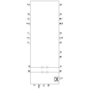 PLC 3TK2810-1BA41 de haute précision pour la surveillance de la vitesse avec terminal à vis