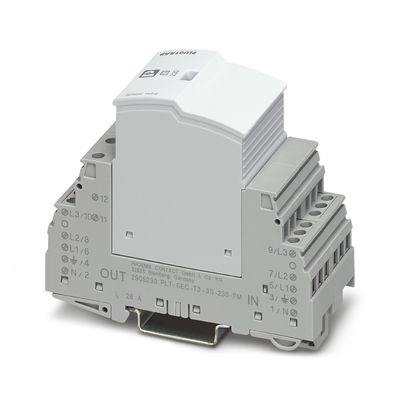 5V AC... 250V AC 125V DC 200mA DC 2905348 VAL-SEC-T2-1S-175-FM Protecteur contre les surtensions de type 2