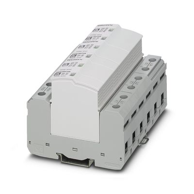 FLT-SEC-T1 T2-3C-350/25-FM Type 1 2 Protecteur contre les surtensions combiné 3 pôles Voltage nominal 350V
