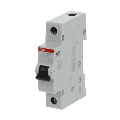 1P SH201-B6 Disjoncteur miniature B 6 A pour système de distribution électrique