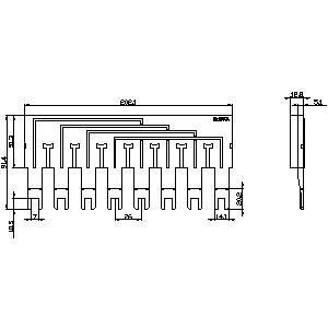 3KC PLC 160A Bar de raccordement pour ATyS d M ATyS t M RTSE ATSE