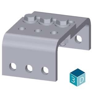 3KC9818-7 Barre de raccordement pour 3KC ATyS r RTSE et AtyS g ATSE 1600A capacité pièce unique