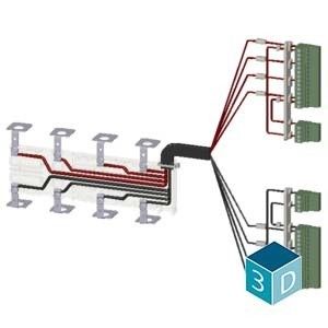 Kit d'alimentation à 4 pôles pour 3KC ATyS g ATSE 250A 3KC9831-1 Pièces détachées et accessoires