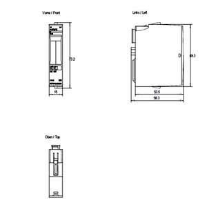 PLC 6ES7134-6JD00-0CA1 ET 200SP AI 4xRTD-TC Module d'entrée analogique avec fonctionnalité élevée