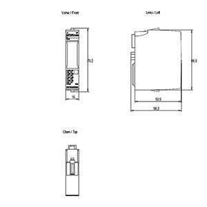 Module d'entrée HF analogique 8xRTD/TC 2-WIRE pour le PLC 6ES7134-6JF00-0CA1 AI de Siemens ET 200SP