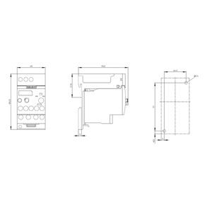 PLC scellé 3RU6116-0GB1 relais de surcharge pour la protection du moteur 11...16 A Taille S00 Classe 10