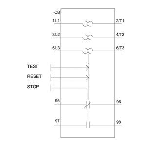 Relé de surcharge 3RU6126-4DB0 scellé 34...40 A Taille S0 Classe 10 pour la protection du moteur