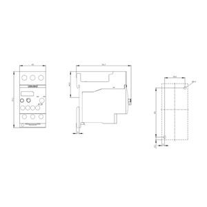 3RU6126-4EB1 Relais de surcharge pour protection du moteur autonome Taille S0 34...40 A Classe 10